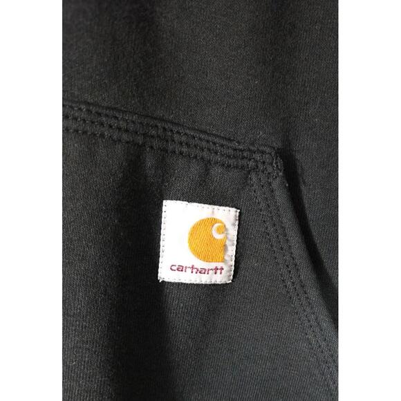 Carhartt Hoodie Black Original Fit Size L Fluidtechnik USA Logo #2 - Picture 2 of 8